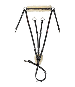CLARIDGE HOUSE Elasticated Sheepskin Breastplate Quick Fit - 330000