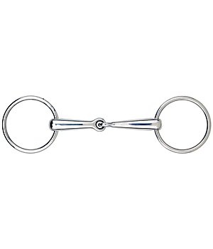 SILK STEEL Loose Ring Snaffle Bit - 350136