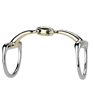 GOLD MEDAL D-Ring Eggbutt Bit Anatomica, Double Jointed - 350245