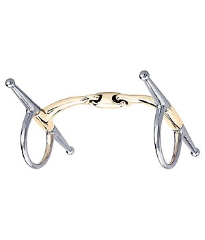 GOLD MEDAL Full Cheek Eggbutt Bit Anatomica, Double-Jointed - 350260