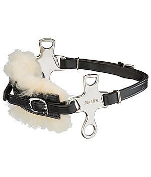 SILK STEEL Hackamore with Fur Padding - 350392