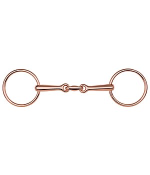 SILK STEEL Snaffle Bit Ros Double-Jointed - 350393