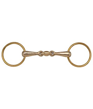 GOLD MEDAL Loose Ring Snaffle Bit, Double-Jointed - 350396-5