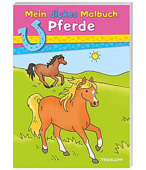 Kreativ Kratzel Pocket Art My Big Colouring Book - Horses - 403272