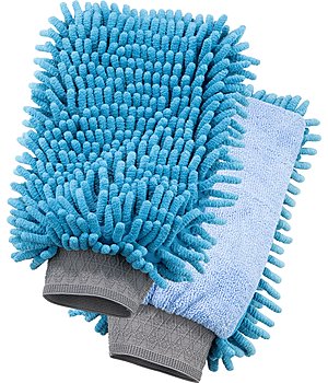 SHOWMASTER Chenille Microfibre Grooming Mitt - 431171--TU