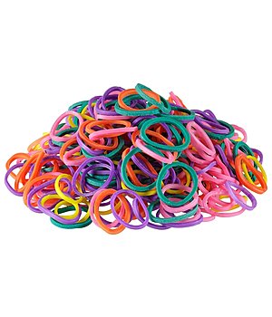 SHOWMASTER Colourful Mane Plaiting Bands - 450540