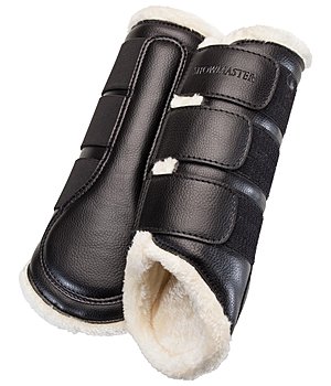 SHOWMASTER Dressage Boots Teddy Fleece, hind legs - 530555-F-S