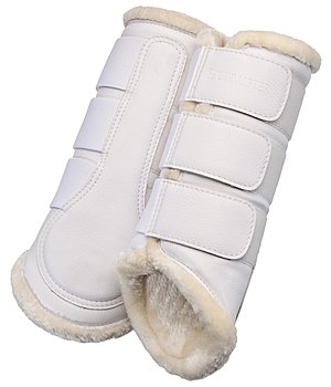 SHOWMASTER Dressage Boots Teddy Fleece, hind legs - 530555-F-W