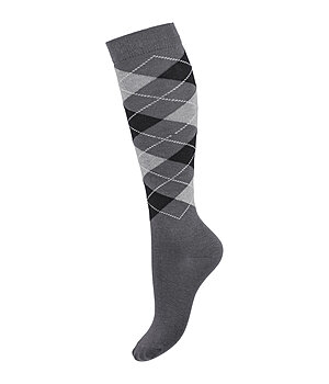 STEEDS Argyle Knee High Socks - 650554-2-CF