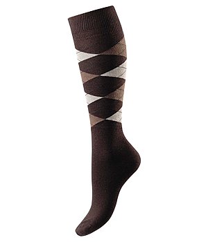 STEEDS Argyle Knee Socks - 650554-1-DB
