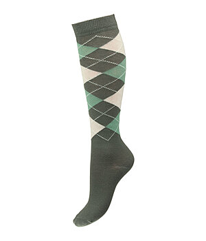 STEEDS Argyle Knee High Socks - 650554-1-FS