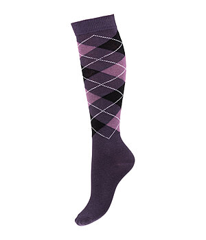 STEEDS Argyle Knee High Socks - 650554-2-SV