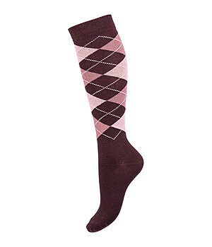STEEDS Argyle Knee High Socks - 650554-2-VI