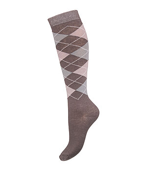 STEEDS Argyle Knee High Socks - 650554-2-WA