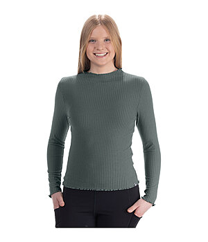 Felix B�hler Children's Ribbed Long Sleeve Shirt Rita - 681167-1112-DZ