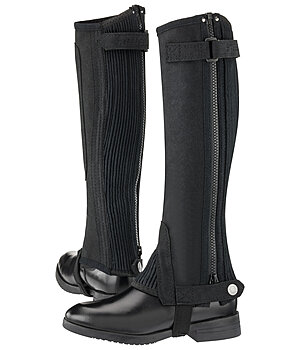 STEEDS Half Chaps Ecolette black - M701086