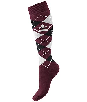 Felix Bhler Argyle Knee Socks - 750314-1-BM