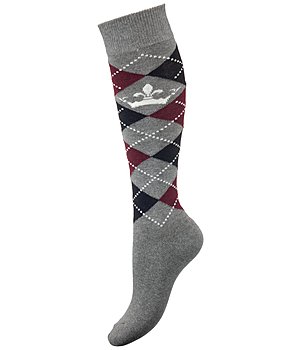 Felix Bhler Argyle Knee Socks - 750314-1-CF