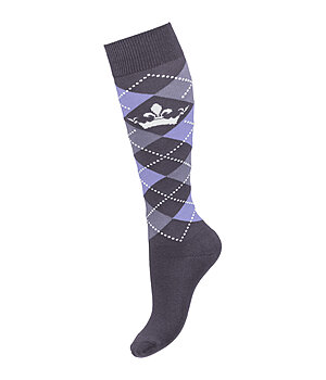 Felix Bhler Argyle Knee High Socks - 750314-2-DV