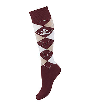 Felix Bhler Argyle Knee Socks - 750314-2-MA