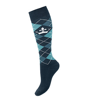 Felix Bhler Argyle Knee Socks - 750314-1-PE