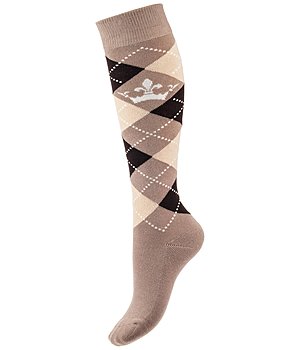 Felix Bhler Argyle Knee Socks - 750314-2-WA