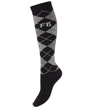 Felix Bhler Merino Mix Knee High Socks Argyle - 750559-2-S