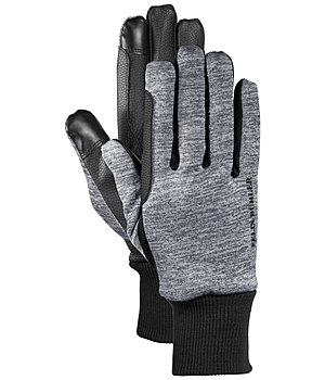 Felix Bhler Knitted Fleece Winter Riding Gloves Melange - 870315