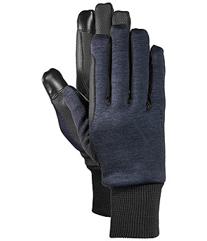 Felix Bhler Knitted Fleece Winter Riding Gloves Melange - 870315-S-NV