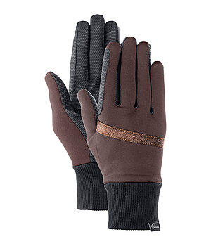 STEEDS Winter Riding Gloves Shimmer Line - 870442-M-BR