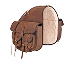 Real Leather Double Saddle Bag Atlas