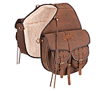 Real Leather Double Saddle Bag Atlas