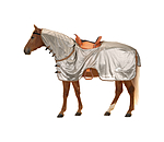 Exercise Fly Rug With Retractable Neckpiece