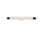 Leather Girth Naira with Removable Teddy Fleece