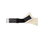 Leather Girth Naira with Removable Teddy Fleece