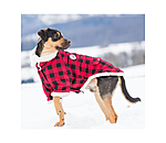 Flannel Dog Coat with Sherpa Lining Emmet