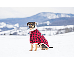 Flannel Dog Coat with Sherpa Lining Emmet