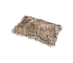 Faux Fur Dog Bed California Grizzly
