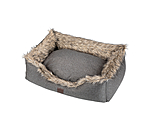Faux Fur Dog Bed California Grizzly
