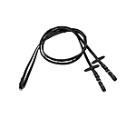 Leather Reins Silicone Grip