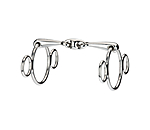 3-Ring Snaffle Double-Jointed