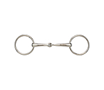 Loose Ring Snaffle Bit THIN Single  Jointed