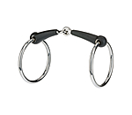 Rubber Loose Ring Snaffle Bit, Single-Jointed