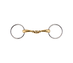 Loose Ring Snaffle Bit Anatomical Roll Double Jointed