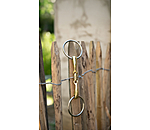 Loose Ring Snaffle Bit, Anatomical Roller, Double Jointed