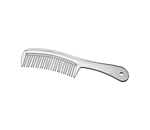 Mane Comb with Handle