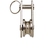 Deflection Pulley with Snap Hook, Piece