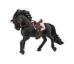 Pura Raza Espaola Stallion with Saddle and Bridle