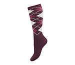 Knee High Socks Checked