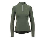 Zip Functional Long Sleeve Shirt Sofie